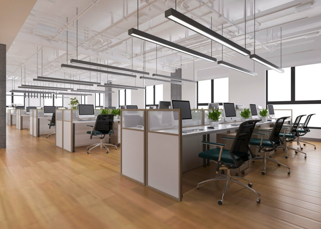NYC commercial office space interior