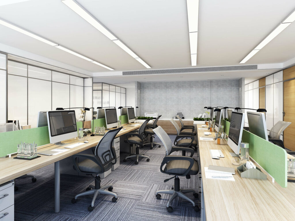 NYC commercial office space interior