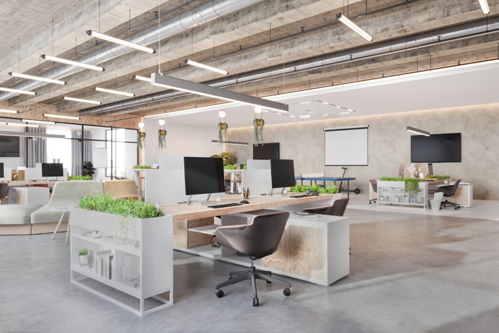 NYC commercial office space interior